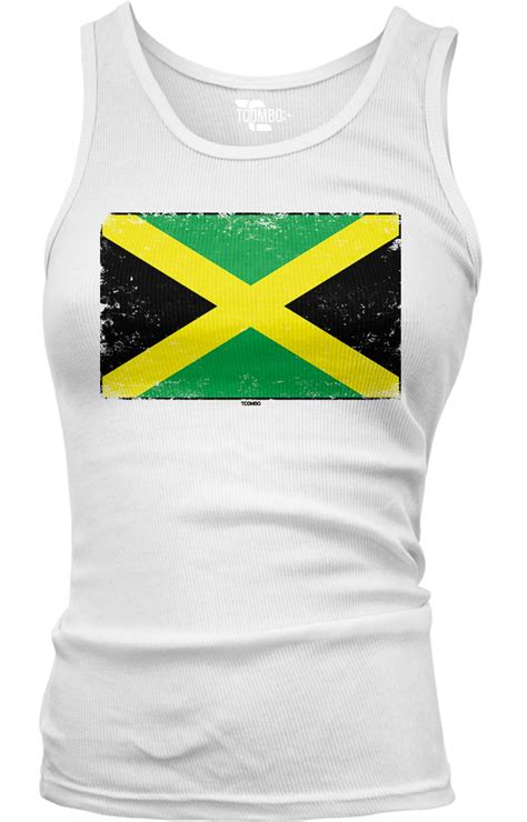 Jamaica Flag Country Heritage Pride Juniors Tank Top Fifth Degree