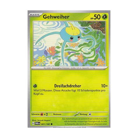 Gehweiher 001 182 Paradoxrift Pokemon Karte günstig kaufen