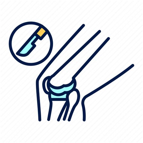 Knee, orthopedics, replacement, surgery icon - Download on Iconfinder