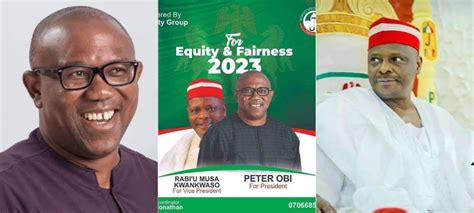 2023 Presidency Pdps Campaign Poster Of Peter Obi And Kwankwaso