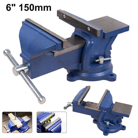 Schraubstock 60 150 mm Spannweit für Werkbank Feststehend