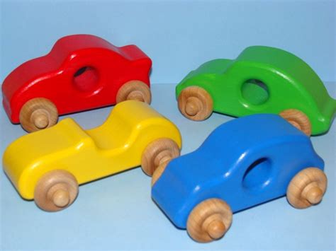 Wooden BABY Toy Cars Set of 4