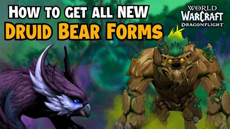 How To Get The NEW Druid Bear Forms In 10 2 Wow Dragonflight YouTube