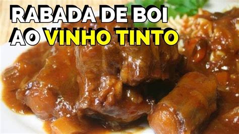 A Melhor Rabada De Boi Ao Vinho Tinto Super F Cil E R Pido Youtube