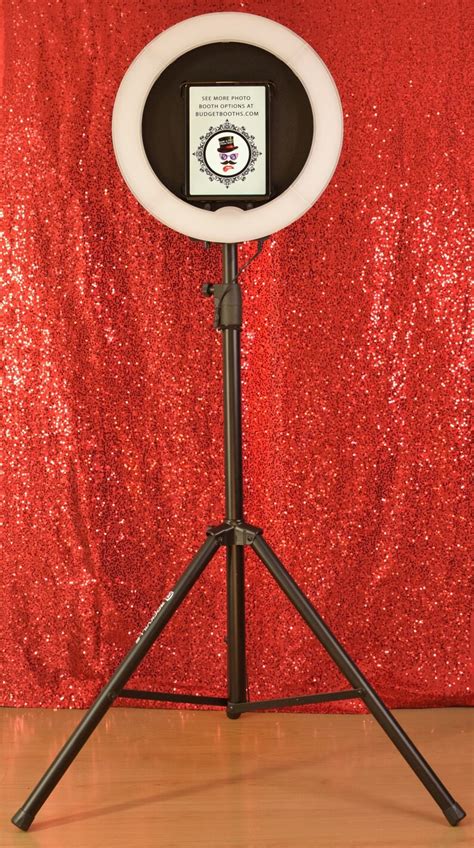 19 Ring Light Ipad Photo Booth Shell On A Tripod Etsy