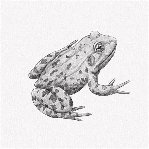 How To Draw A Realistic Frog Step By Step