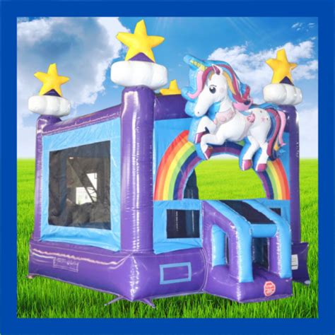 Unicorn Bounce House Rental Pbj Bouncers And Party Rentals