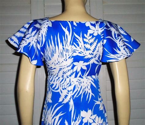 Vintage Hawaiian Dress By Pomare Tahiti From The S This Aloha Maxi