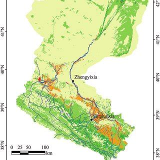 Location of the Heihe River Basin | Download Scientific Diagram