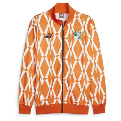 Elfenbeinküste Track Jacke FtblCulture Africa Cup of Nations 2023 Orange