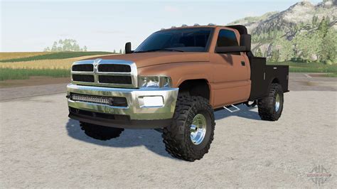 Dodge Ram Regular Cab Flatbed For Farming Simulator