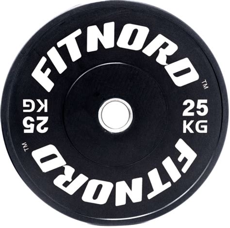 FitNord Viktskiva 25 Kg Bumper Plate Sportproffsen Se