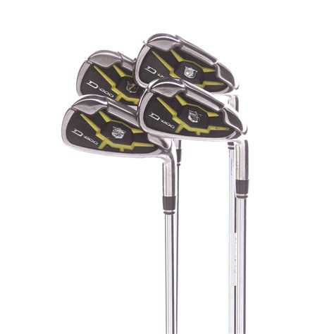 Wilson D200 Steel Mens Right Irons 6 9 Uniflex Wilson