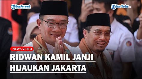 Ridwan Kamil Janji Hijaukan Jakarta Tanam Pohon Tiga Kali Lipat Youtube