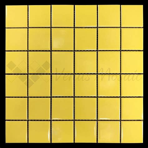 Cement Color Coated Yellow Checkered Tile Thickness Mm Size X