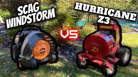 Which Stand On Blower Is BEST Scag Windstorm And Hurricane Z3 FB3000