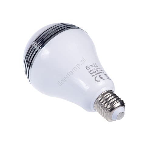 RGB LED żarówka z głośnikiem Bluetooth E27 8W 230V 2700K