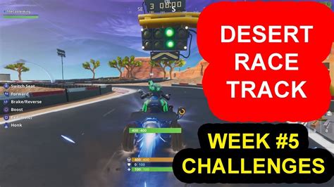 Complete A Lap Of A Desert Race Track Fortnite Season 9 Week 5 Challenges Youtube