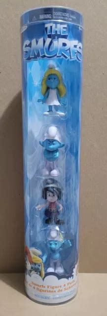 THE SMURFS FIGURE 4 PACK 2013 JAKKS PACIFIC Smurfette Grouchy Vexy