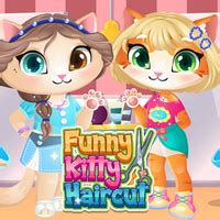 Play Funny Kitty Haircut on GiaPlay.com