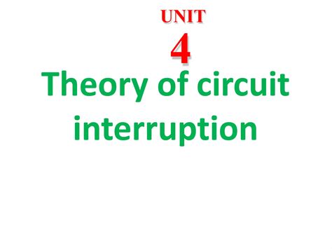 Protection And Switchgear Ppt