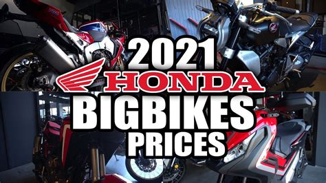 2021 Honda Bigbikes Prices Philippines Updated Youtube