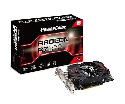 Placa de Video PowerColor Radeon R7 370 4GB GDDR5 256Bit, AXR7 370 ...
