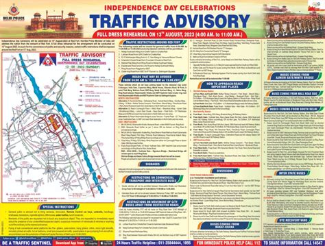 Independence Day Delhi Traffic Advisory Issued Check These Routes