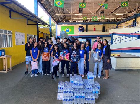 Alunos da escola no Citrolândia arrecadam doações para o Rio Grande do Sul