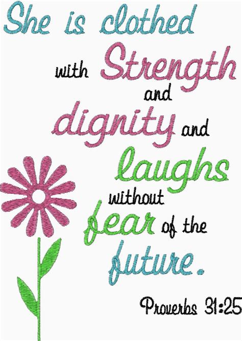 Proverbs 31 25 She Is Clothed With Strength And Dignity Etsy