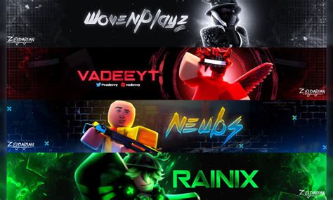 Design You A Roblox Gfx Youtube Banner By Zeidarian Fiverr