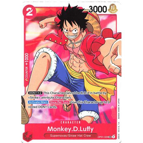 Op Sr Monkey D Luffy Romance Dawn One Piece