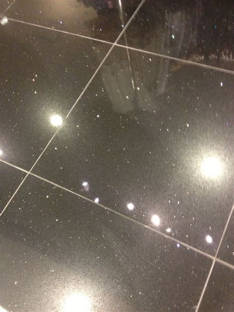 Black Epoxy Floor With Glitter - Flooring Images