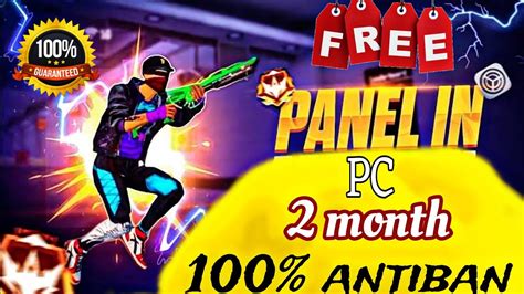 Eid Offer Free Fire Antiban Pc Panel Main I D Safe Headshot Sniper Pc