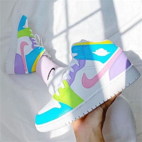 Jordan 1 Pastel The Custom Movement In 2021 All Nike Shoes Cute Sneakers Jordan Shoes Girls