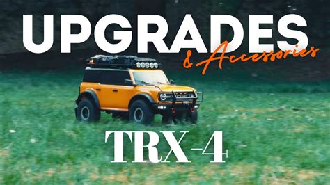 Trx4 Ford Bronco Upgrades And Accessories Youtube