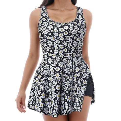 Female Beachwear Solid Dot Tankini Print Korean Fashion Swimwear Lady