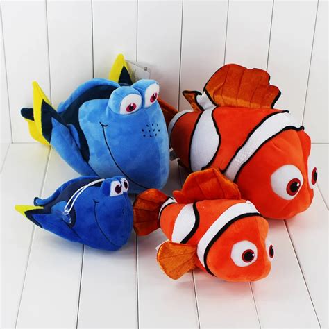 Hot Movie Finding Nemo Clownfish Marlin Dory Nemo Plush Doll Toys