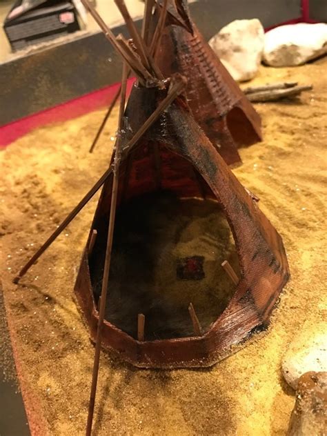 Free STL File Tipi For Native American Diorama 3D Printer Design To