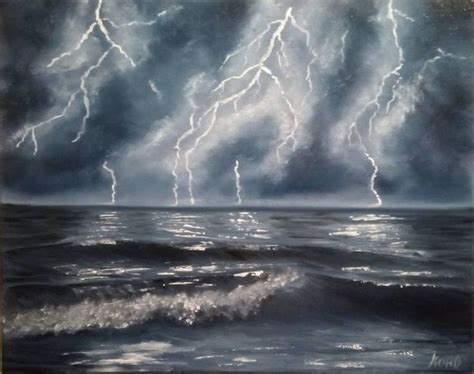 Storm Painting In 2021 Original Landscape Painting Impressionism Art