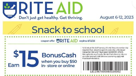 Rite Aid Ad Scan August Fire Week Must Watch Earn