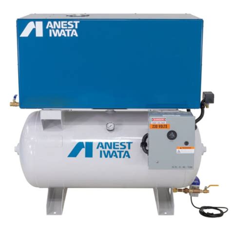 Anest Iwata Ofte Oil Free Tank Mount Enclosed Recip