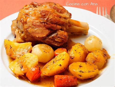 Codillos Al Horno Con Verduras Y Patatas Cocina Con Ana