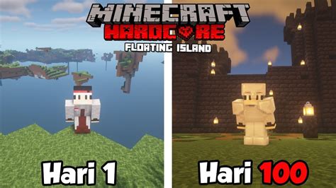 Hari Minecraft Hardcore Di Pulau Melayang Dan Ini Yang Terjadi