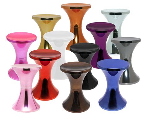 Tam Tam Chromé Stool Gold by Branex Design