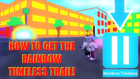 How To Get The Rainbow Timeless Trail In Speed City Roblox Youtube