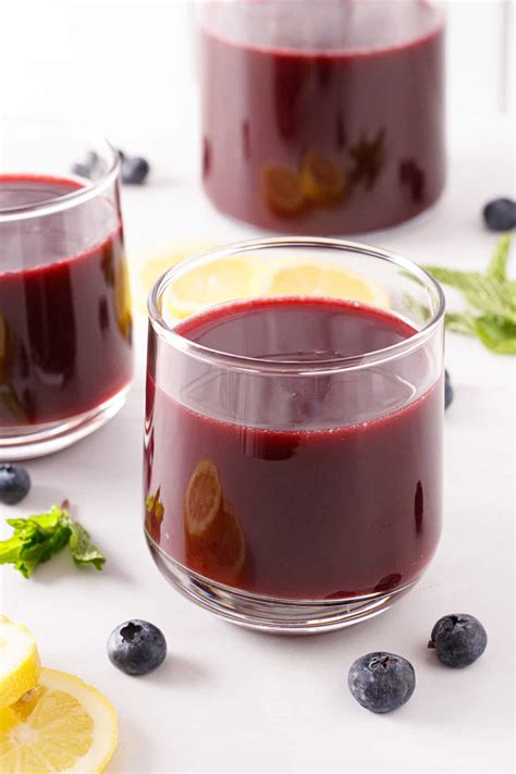 Blueberry Juice Recipe The Dairy Free Menu