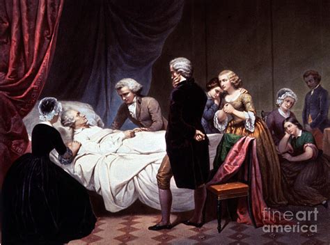 George Washington On His Death Bed Photograph by Photo Researchers ...