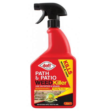 Doff Knockdown Systemic Path And Patio Weedkiller 1l Hardware Heaven