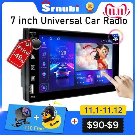 Srnubi 2 Din 7 Android 11 Car Radio For Hyundai Kia Toyota Lada Ford